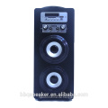 Fabrikpreis Audio Music Mini Portable Holz 10W Mikrofon Karaoke Wireless Holz Lautsprecher